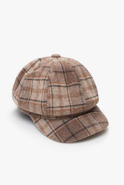 Newsboy Cap Plaid (One Size) Two Colours