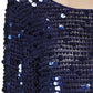 Sabatini Sequin Crochet Top (L, XL) RRP:550