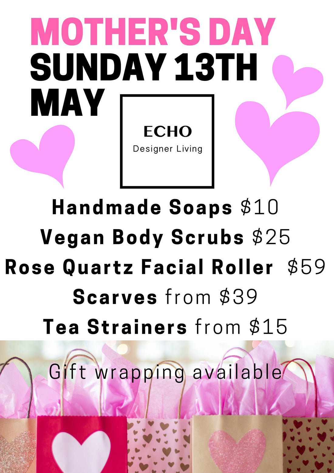 Mother's Day made easy at ECHO boutiques