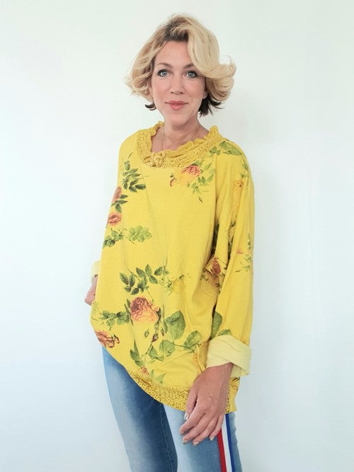 Helga May Maja Sweatshirt YELLOW (O/S)