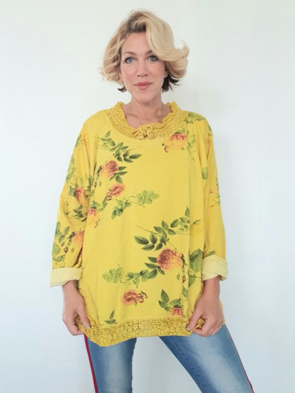 Helga May Maja Sweatshirt YELLOW (O/S)