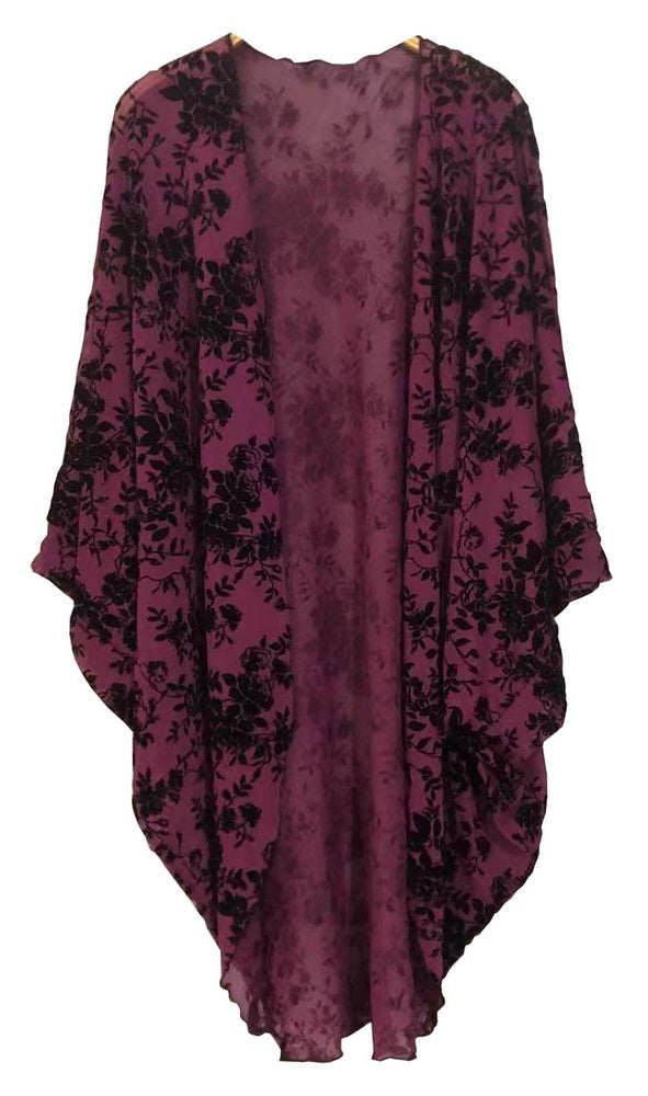 Burnout Sheer Shrug Cape (One Size)