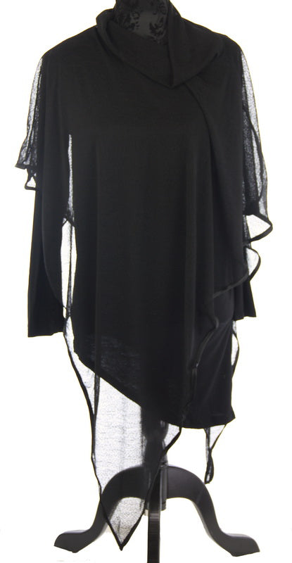 Two Piece Poncho Top (One Size) 3 colours