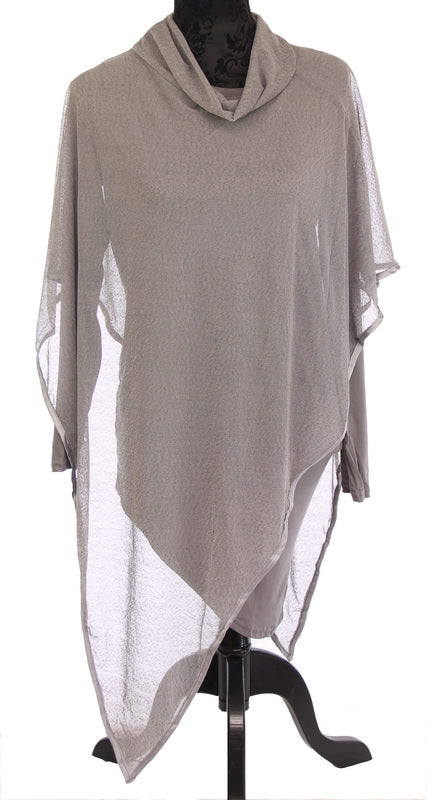 Two Piece Poncho Top (One Size) 3 colours