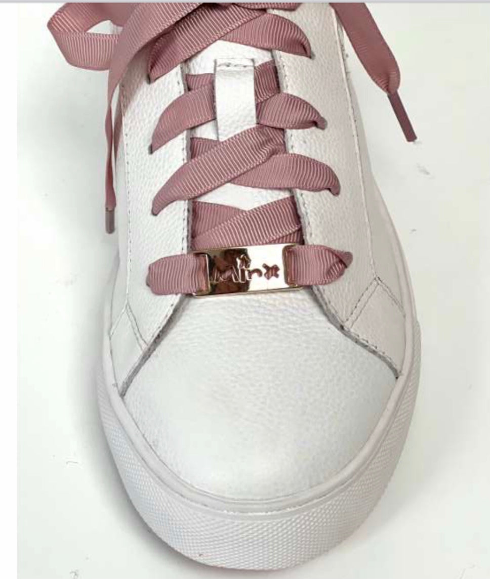 MINX Bandit White with Pink Shearling (37, 39, 40)