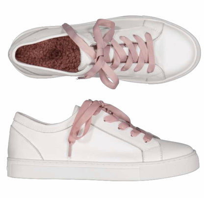 MINX Bandit White with Pink Shearling (37, 39, 40)