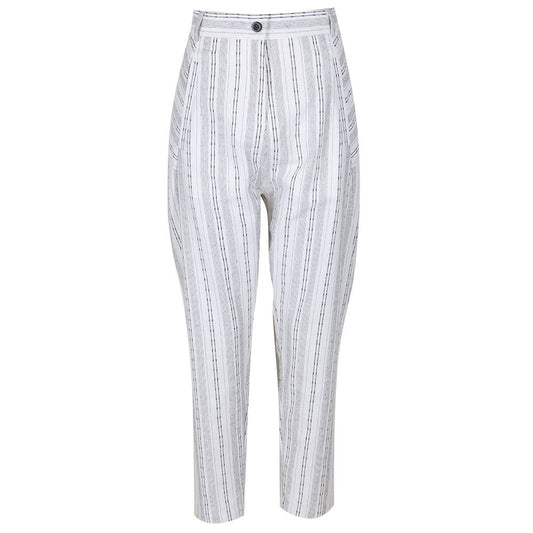 Sabatini Stripe Linen Blend Pants (M) RRP:$320